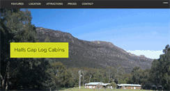 Desktop Screenshot of hallsgaplogcabins.com.au